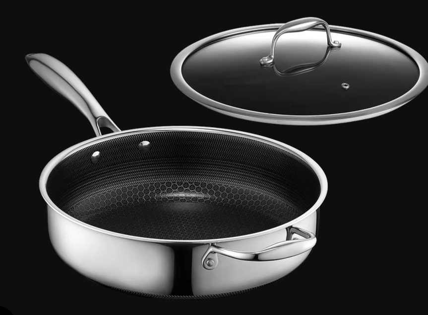 3 Litre Hybrid Deep Sauté Pan with Lid