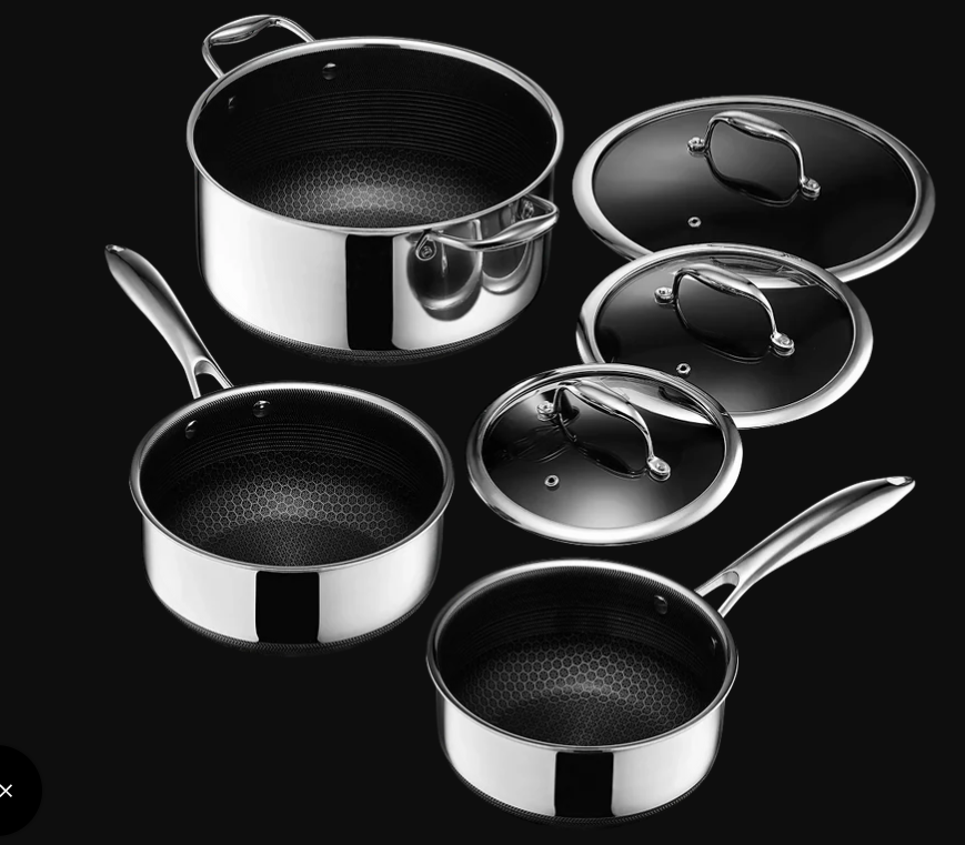 HexClad Hybrid Pot Set 6 PC