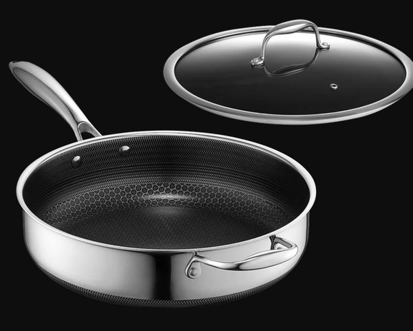 4.3 Litre Hybrid Deep Sauté Pan with Lid